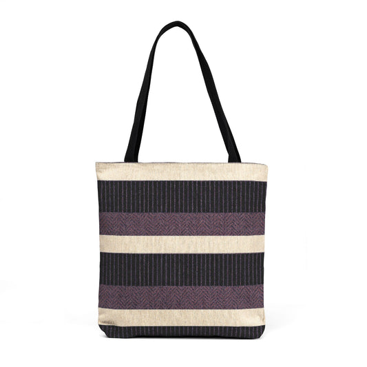 Field Weave – Linen Dusk Woven Tote