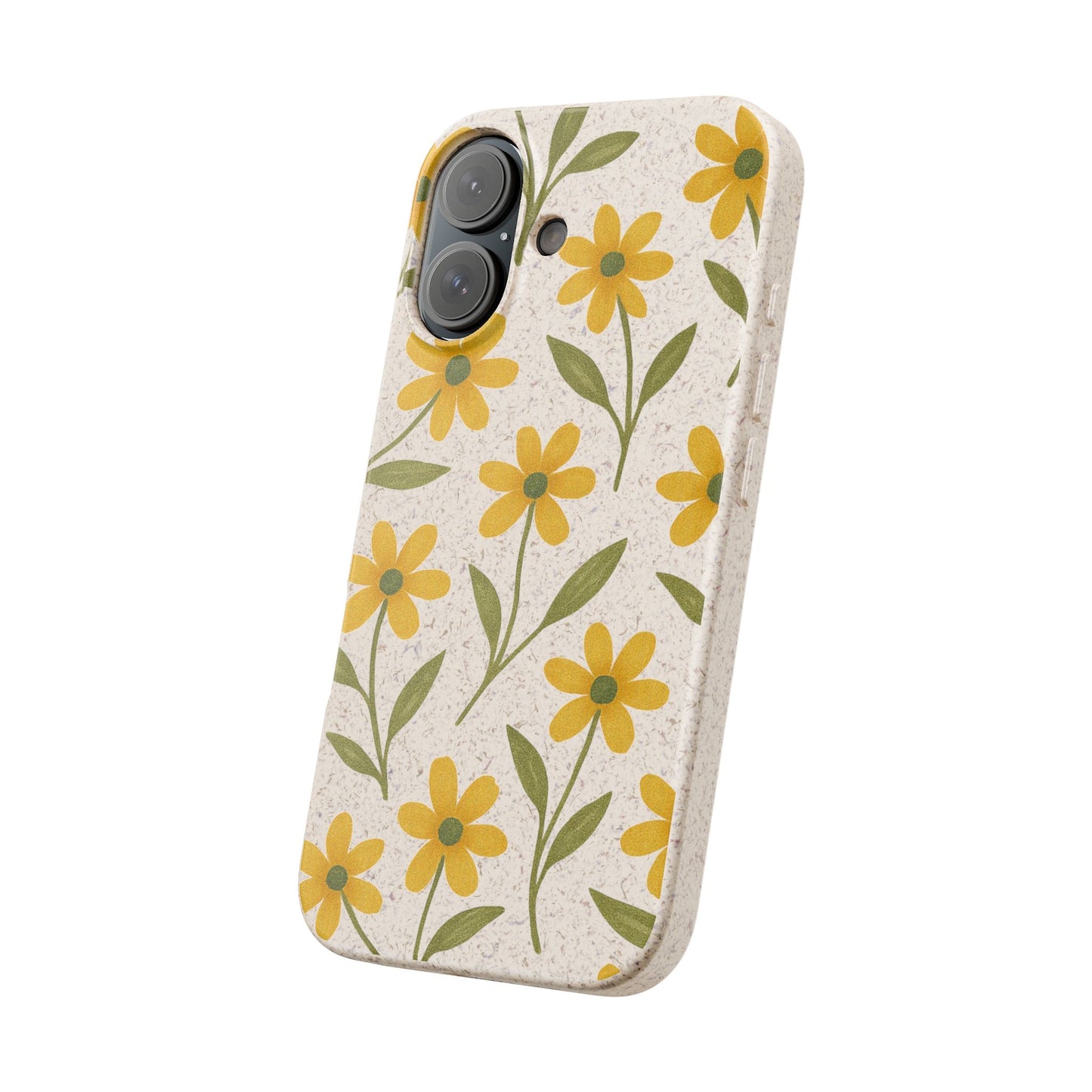 Meadow Bloom Biodegradable Phone Case - Marigold