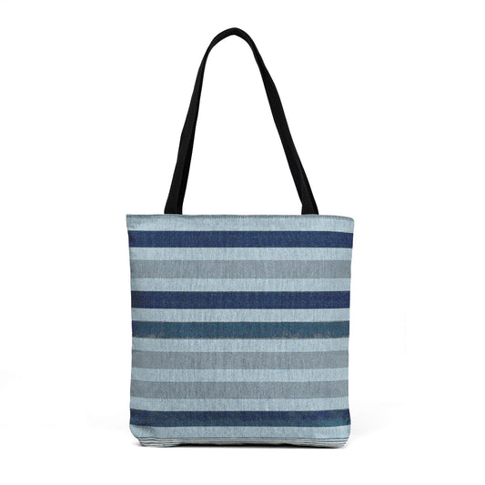 Woven Tote Harbor Stripe – Blue