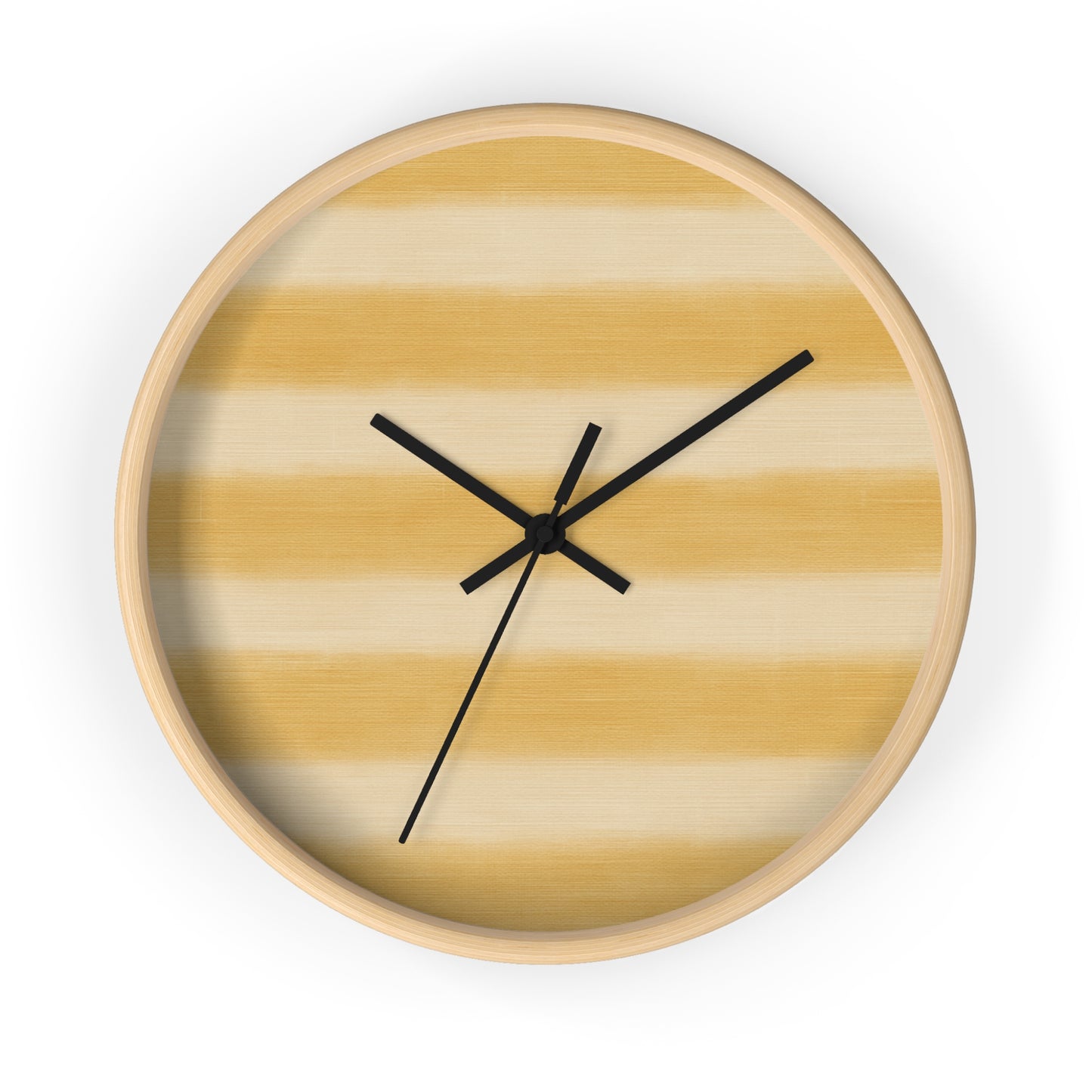 Loom Light Stripes Wall Clock – Ochre Fade