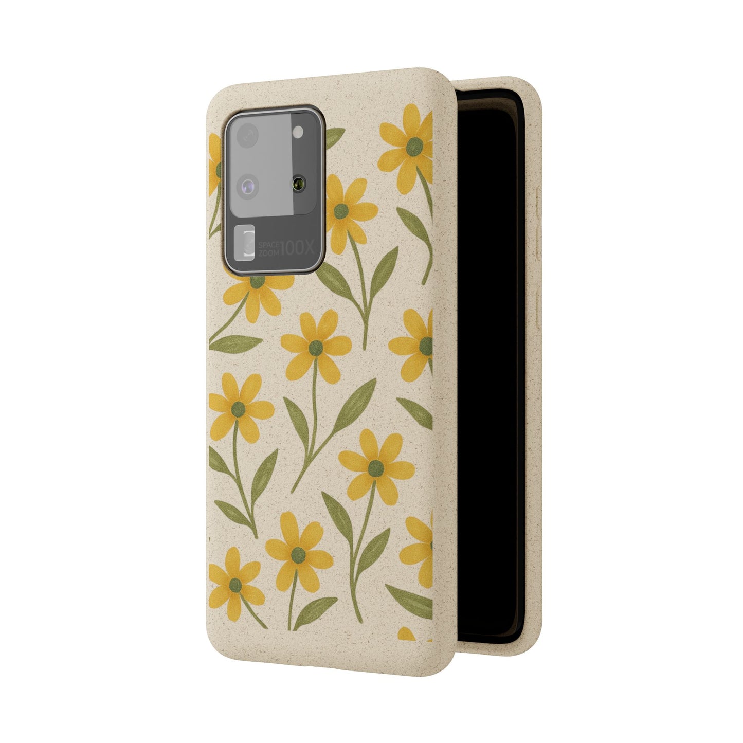 Meadow Bloom Biodegradable Phone Case - Marigold