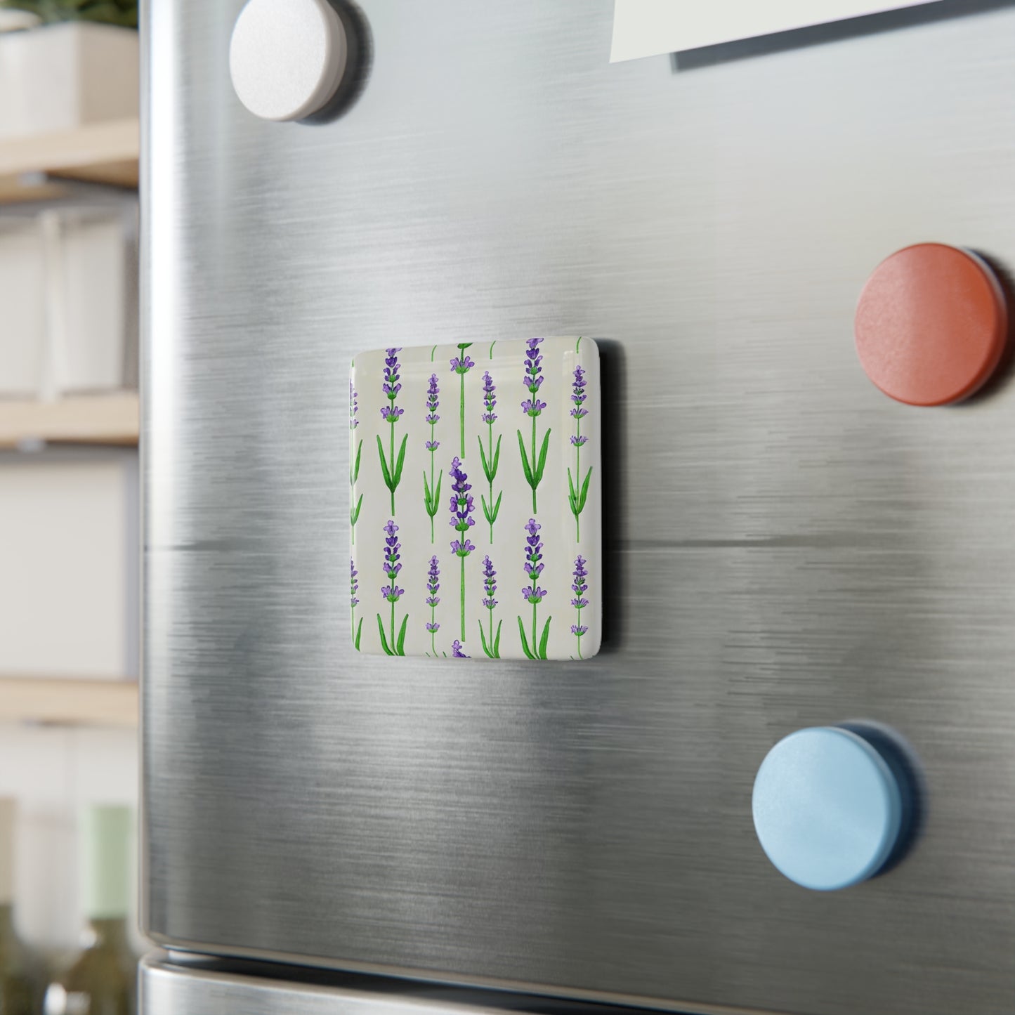 Lavender Calm Porcelain Magnet