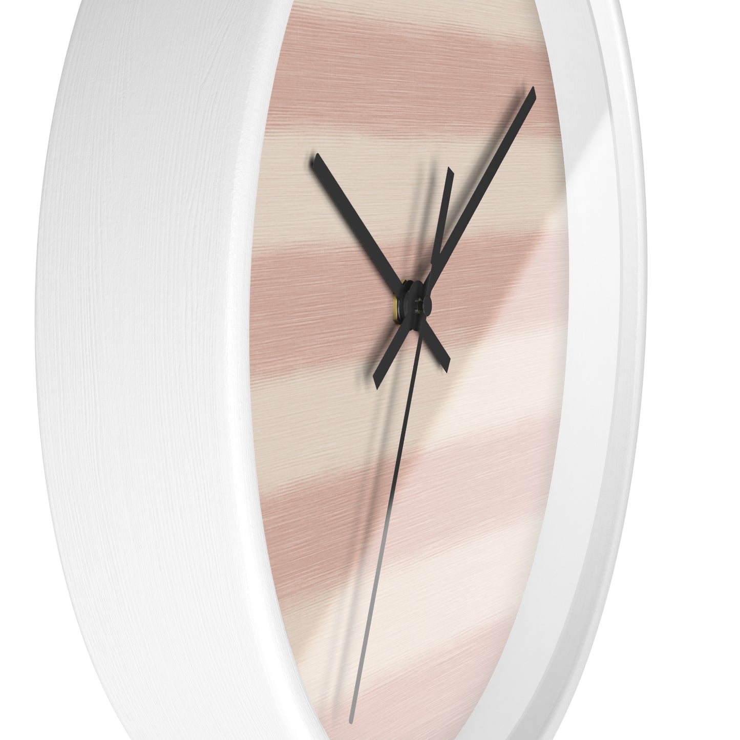 Loom Light Stripes Wall Clock – Rose Fade