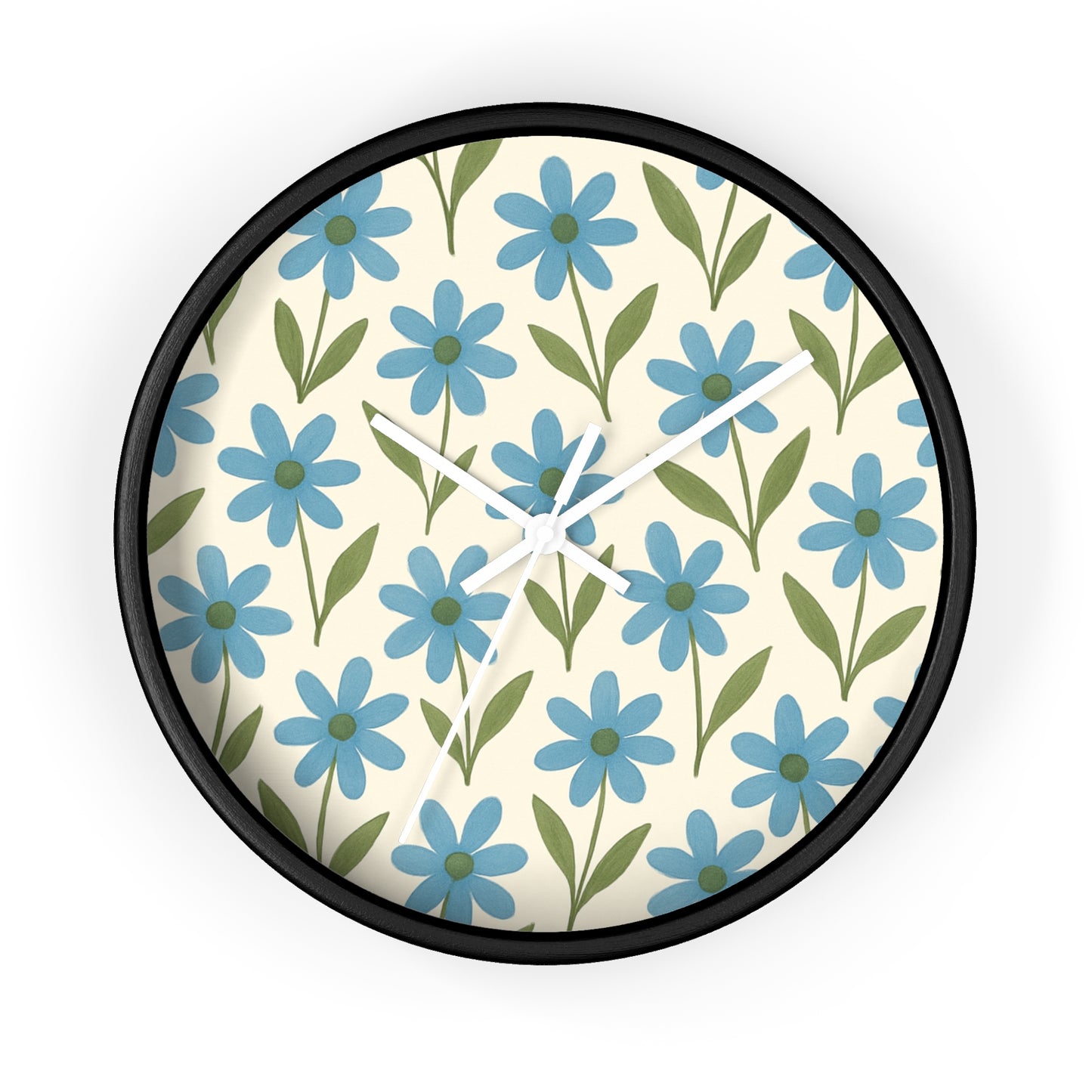Meadow Bloom - Wall Clock - Bluebell