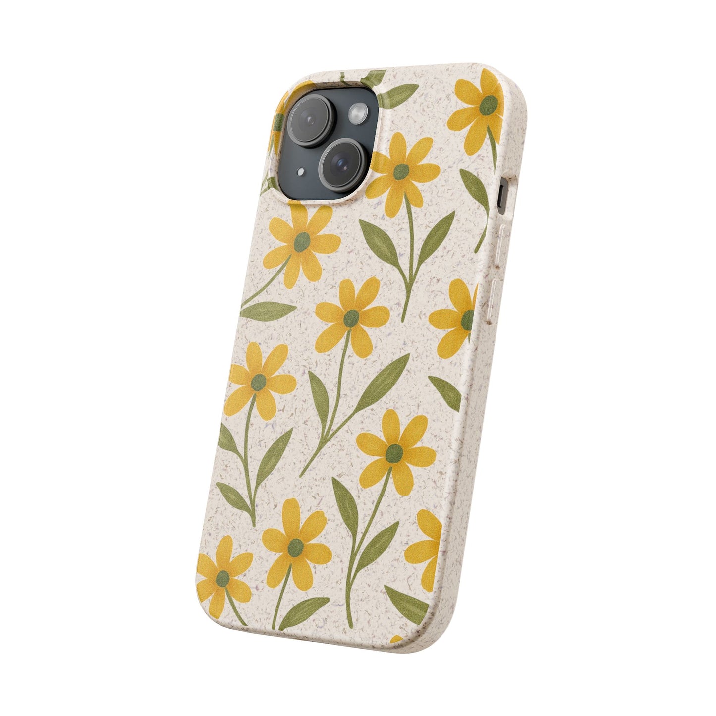 Meadow Bloom Biodegradable Phone Case - Marigold