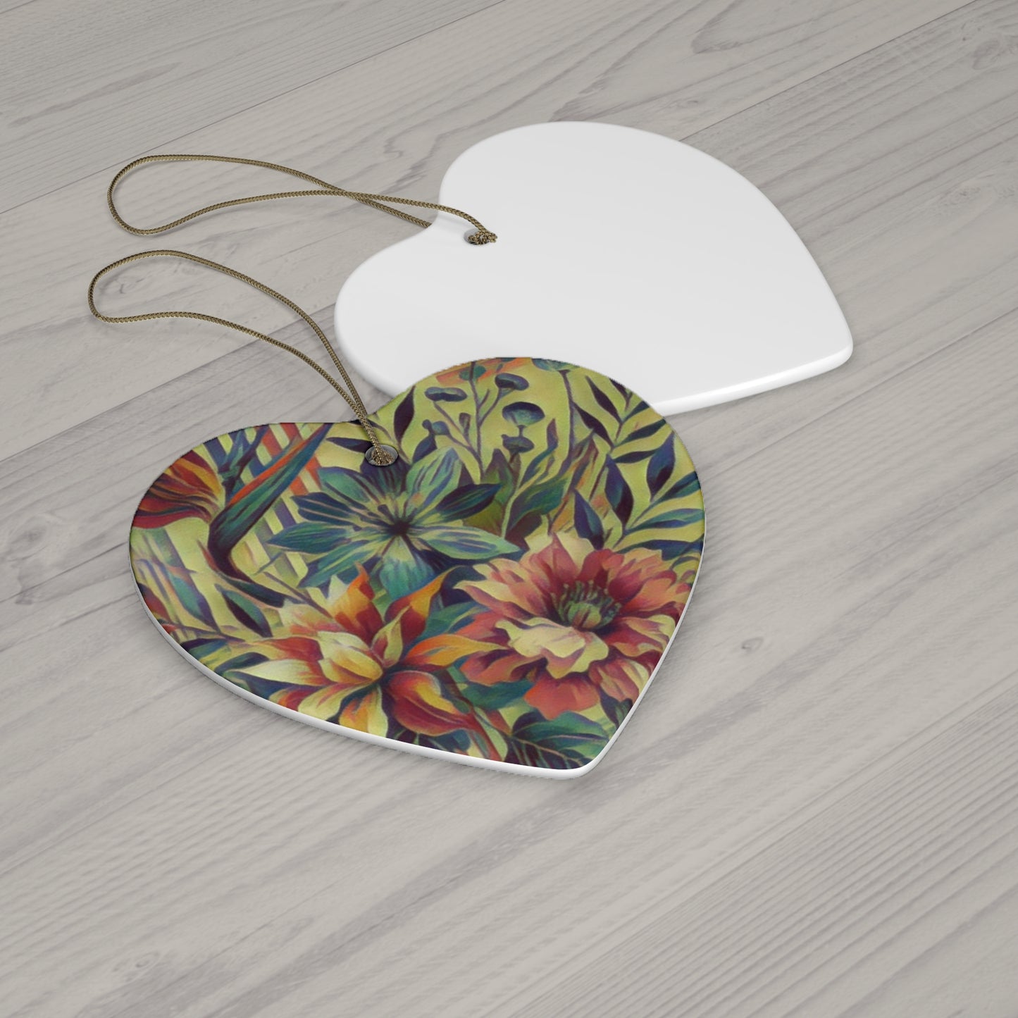 Ceramic Ornament, 4 Shapes