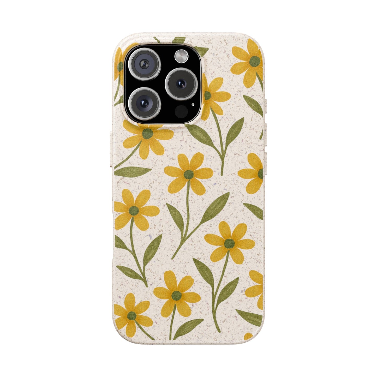 Meadow Bloom Biodegradable Phone Case - Marigold