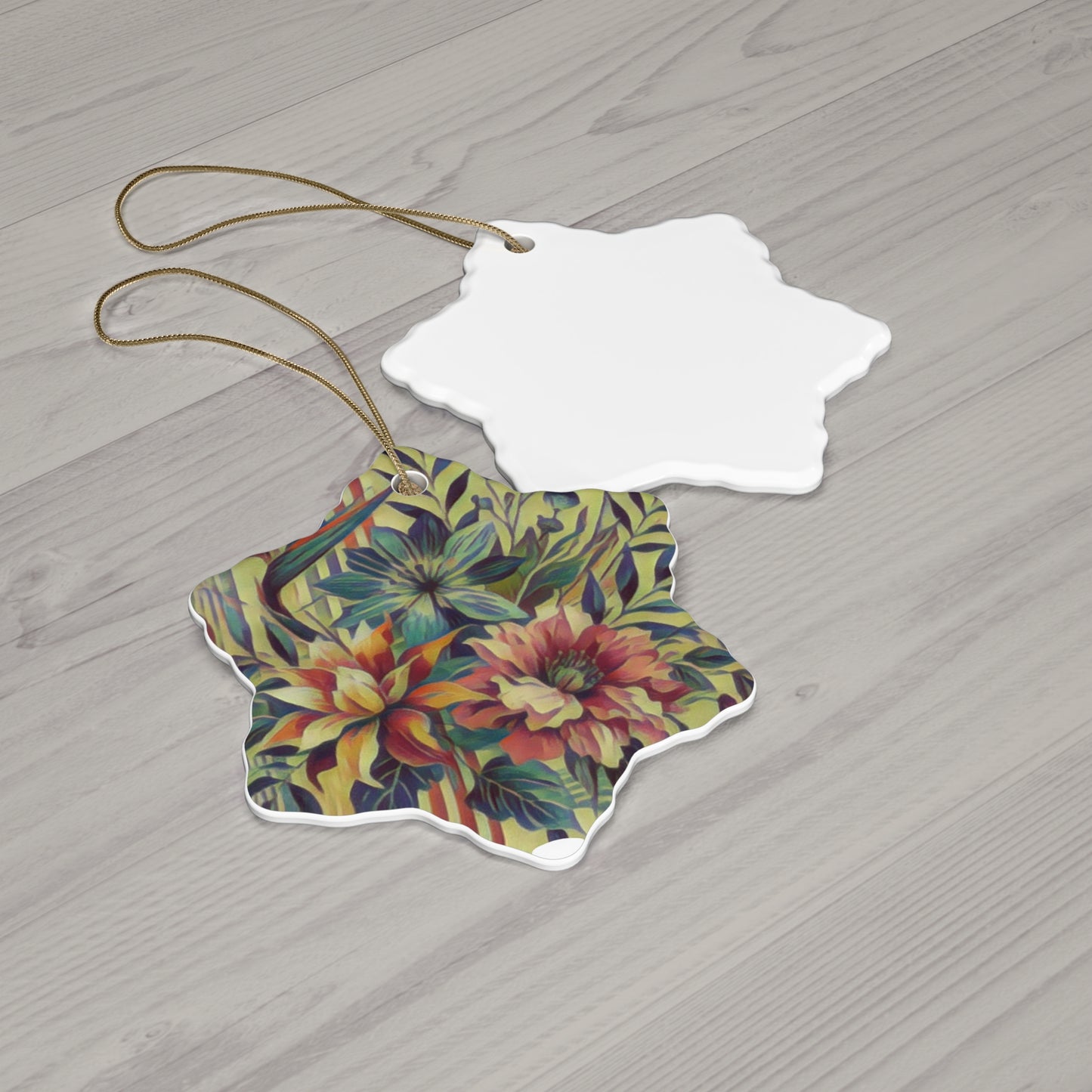 Ceramic Ornament, 4 Shapes