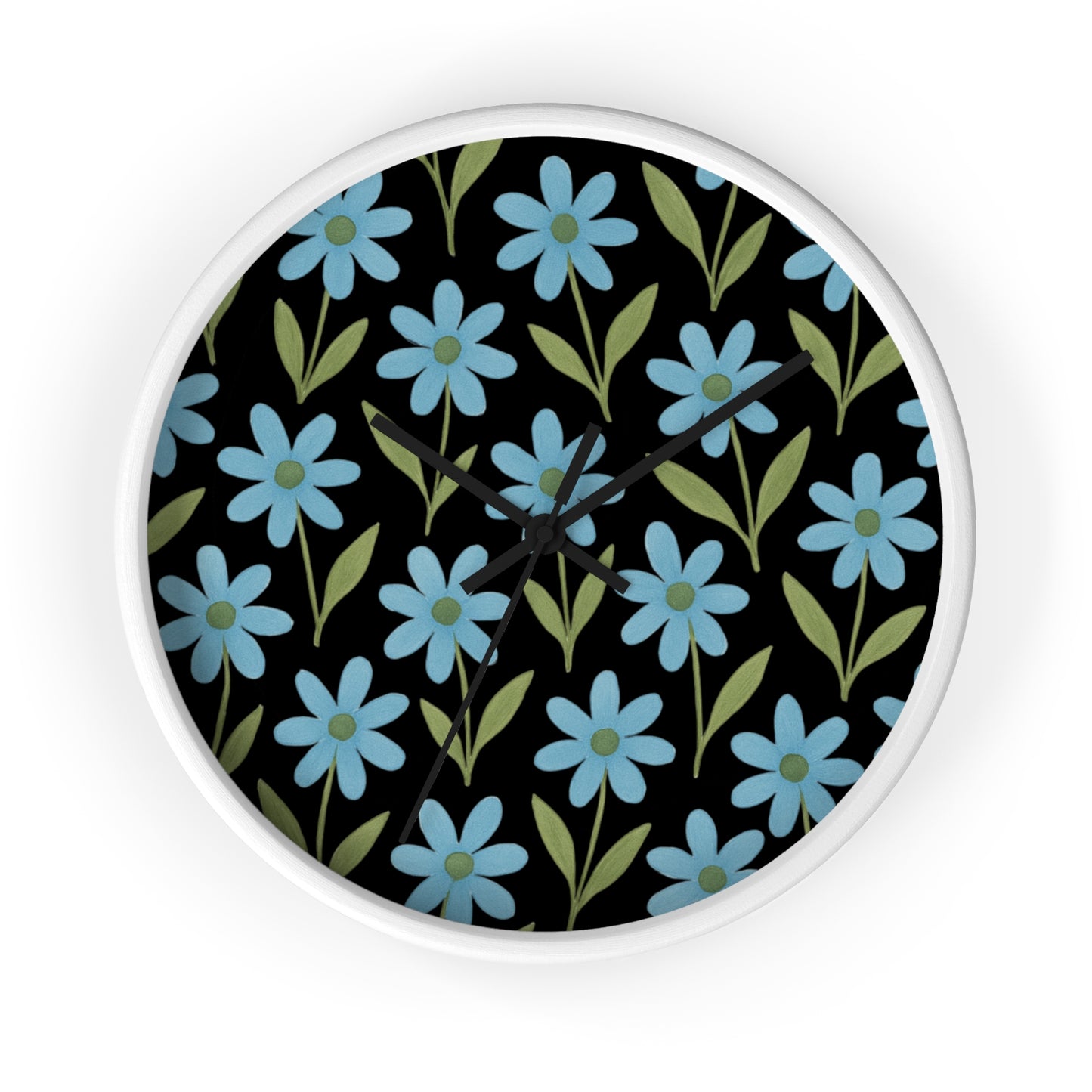 Meadow Bloom - Wall Clock - Bluebell