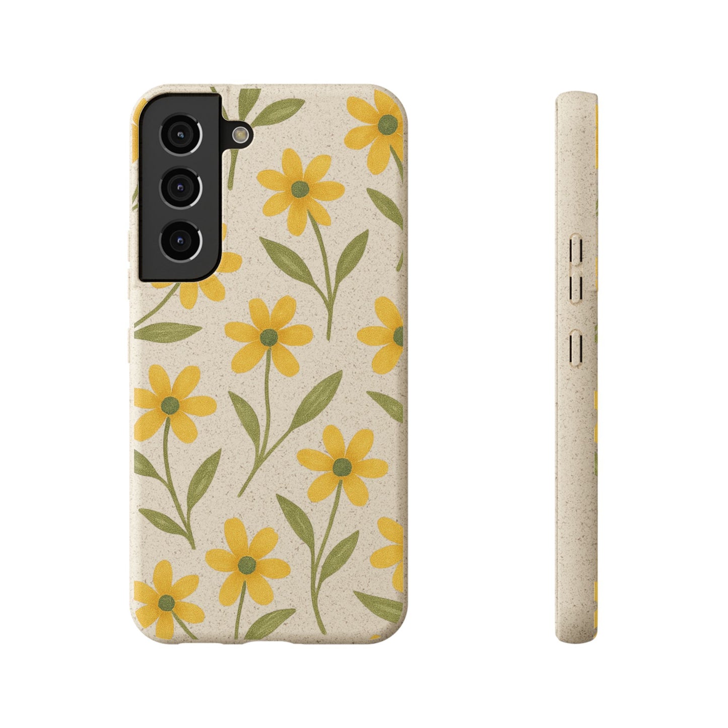 Meadow Bloom Biodegradable Phone Case - Marigold