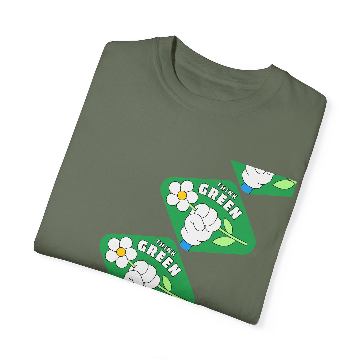 Unisex Garment-Dyed T-shirt - Think Green