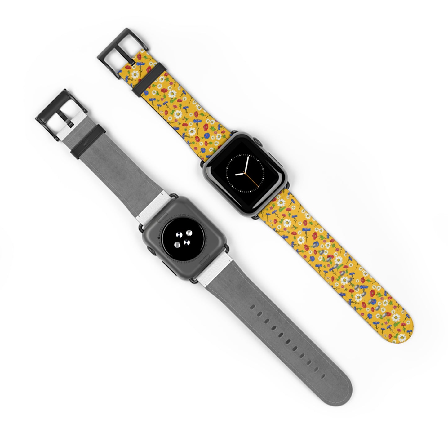 Floral Pattern Watch Band
