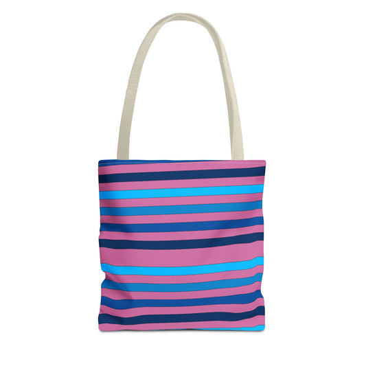 Pink/Blue Tote Bag