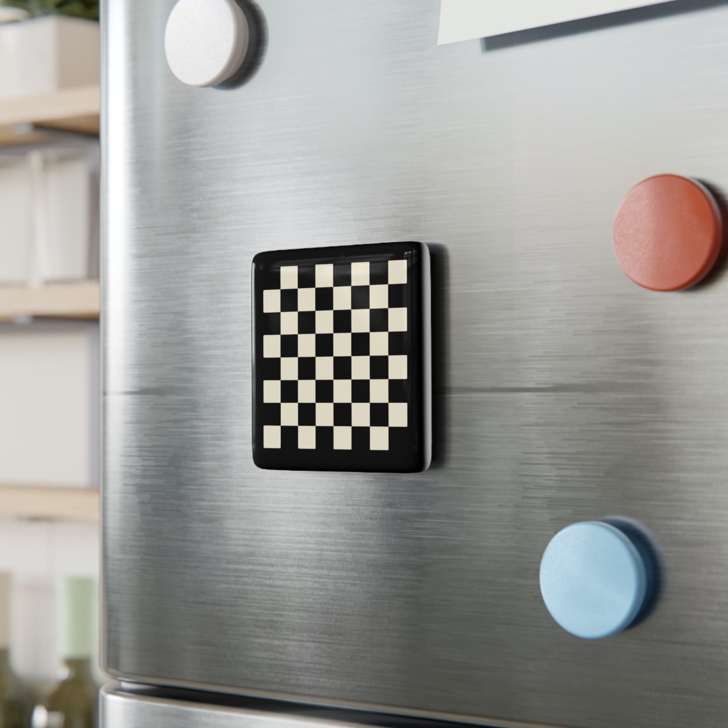 Porcelain Square Magnet -