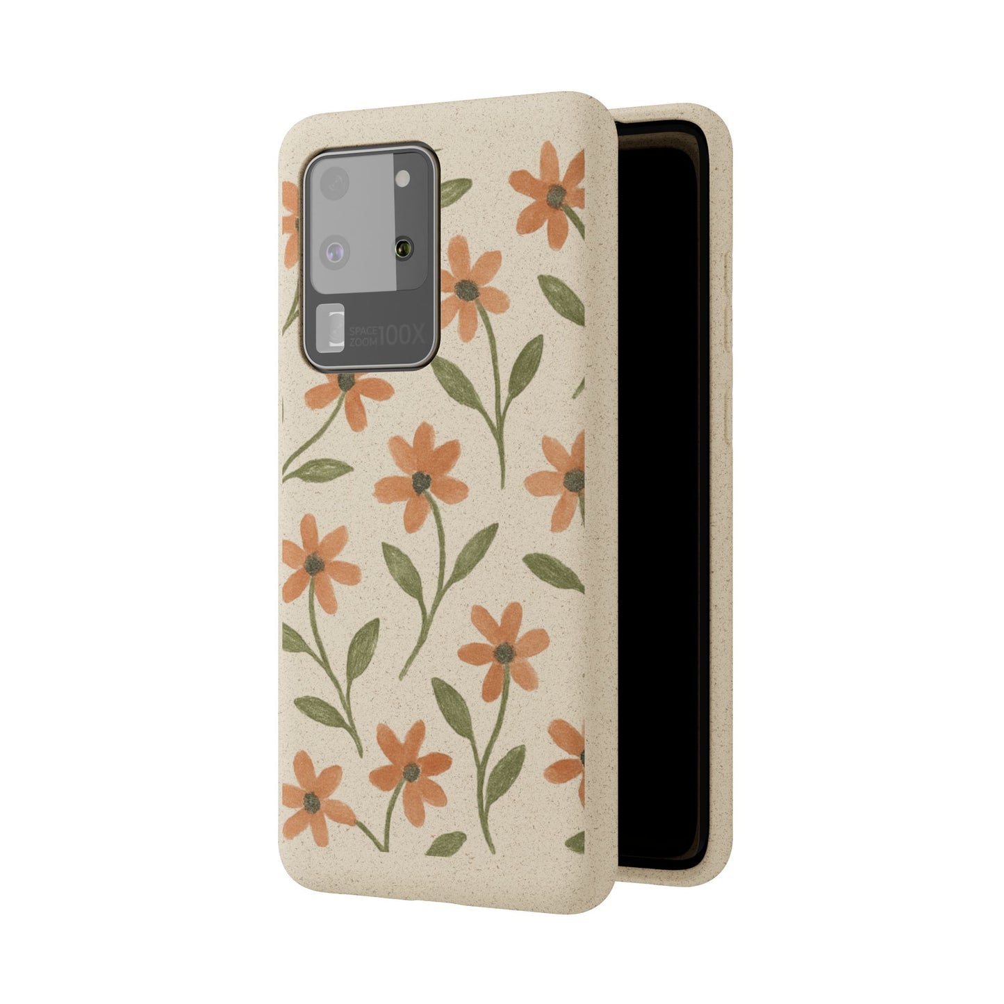 Floral Phone Case - Biodegradable Protective Cover