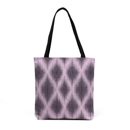 Lavender Mirage Ikat Woven Tote