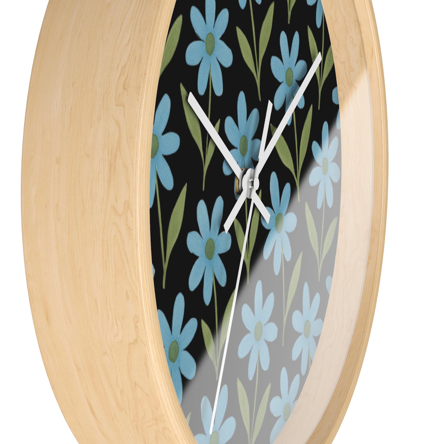 Meadow Bloom - Wall Clock - Bluebell