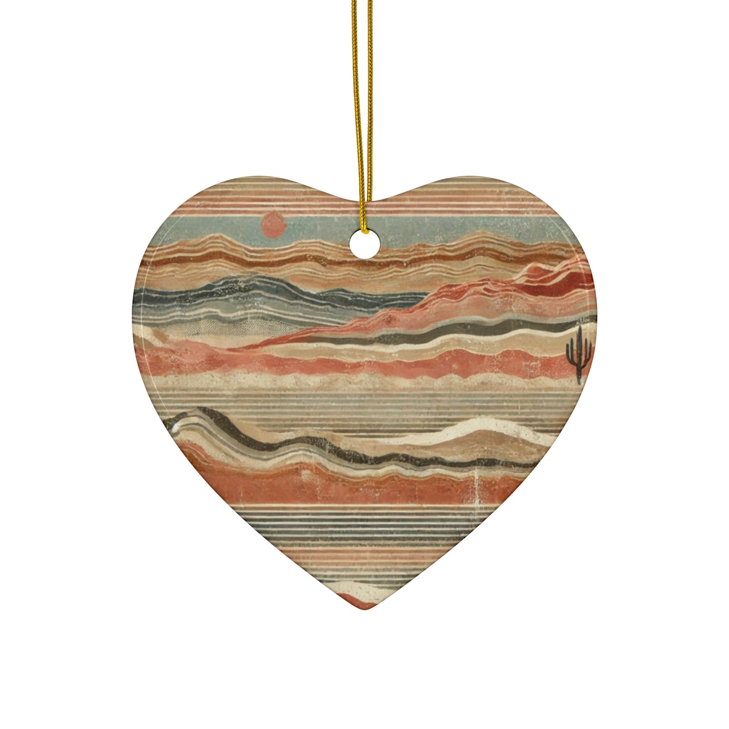 Ceramic Ornament desert theme