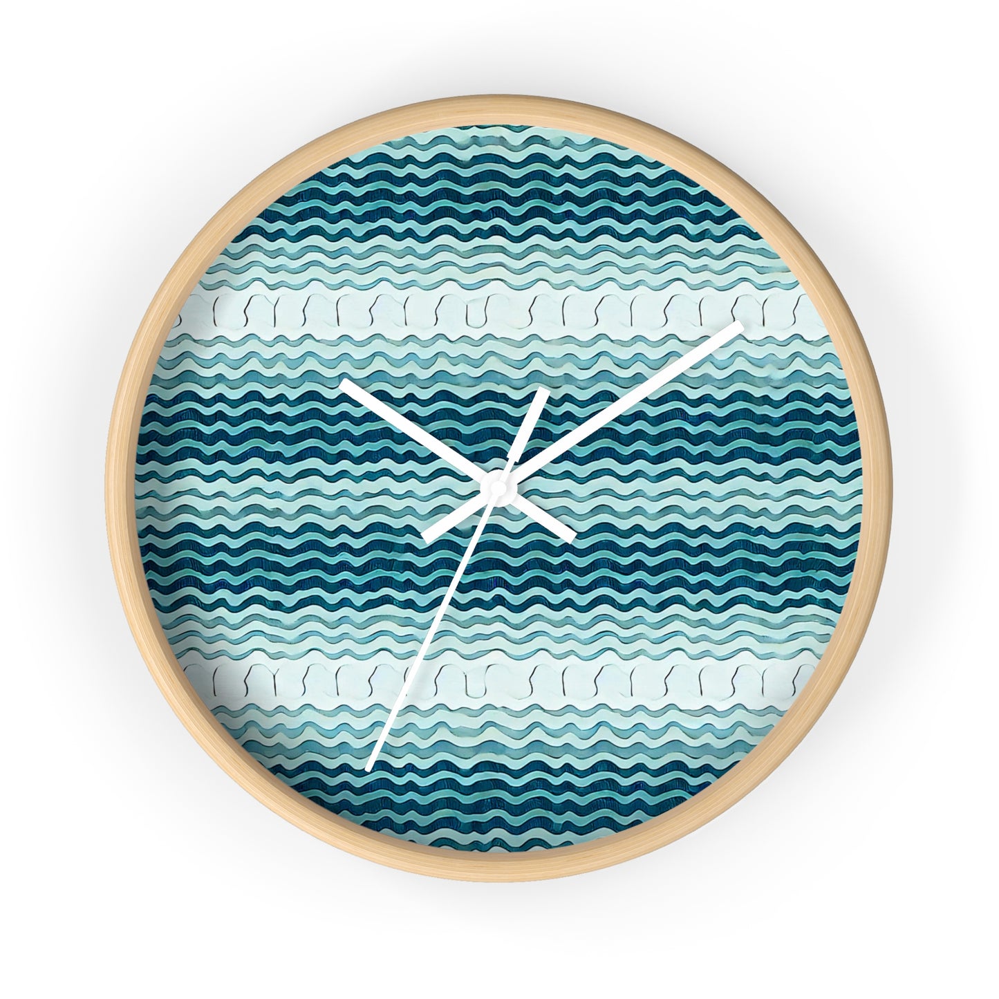 Tidal Knit Wall Clock