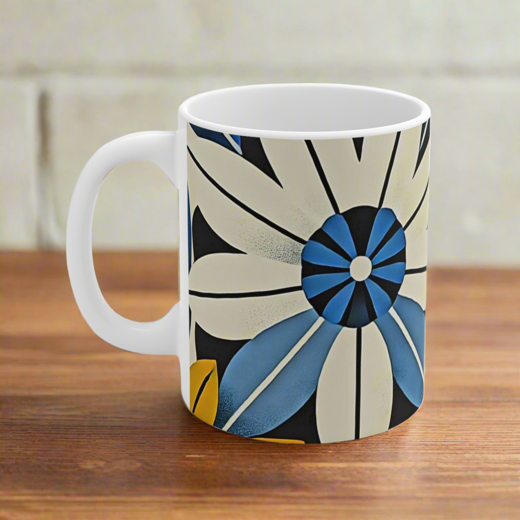 Modern Floral 11oz Mug
